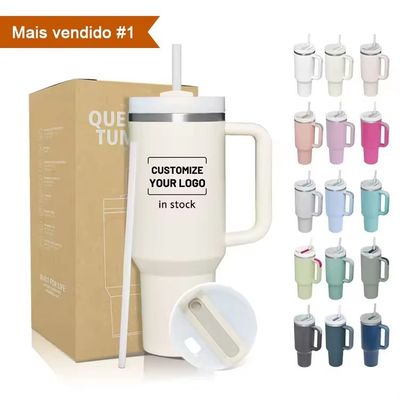 Cadeaux d'affaires 40 oz personnalisé Stanley Tourne-bouteille en acier inoxydable avec poignée dans n'importe quelle couleur
