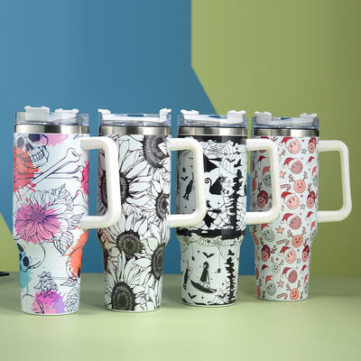 Cadeaux d'affaires 40 oz personnalisé Stanley Tourne-bouteille en acier inoxydable avec poignée dans n'importe quelle couleur