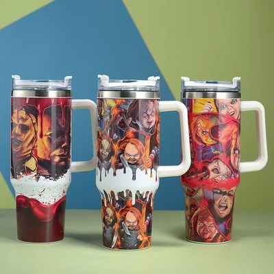 Cadeaux d'affaires 40 oz personnalisé Stanley Tourne-bouteille en acier inoxydable avec poignée dans n'importe quelle couleur