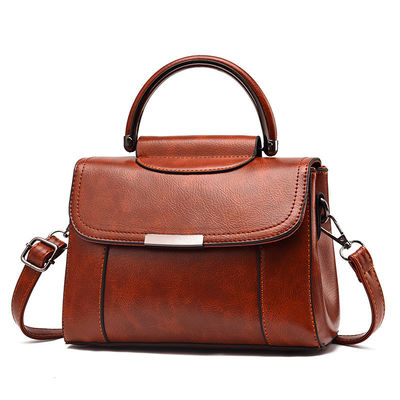 Matériau principal Sac à main à embrayage en PU classique simple à couleur solide Sac transversale/épaule