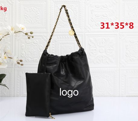 5 couleurs Grands sacs à main en chaîne métallique pour femmes