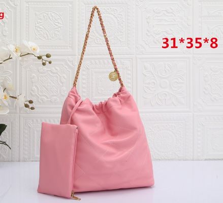 5 couleurs Grands sacs à main en chaîne métallique pour femmes