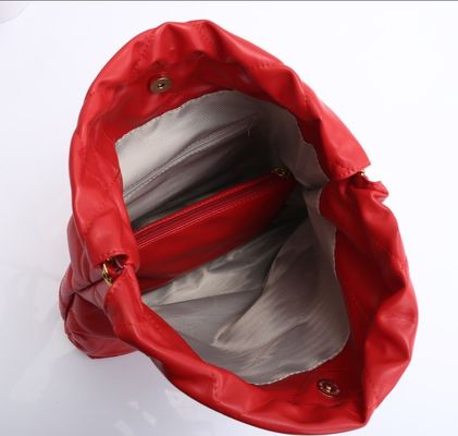 5 couleurs Grands sacs à main en chaîne métallique pour femmes