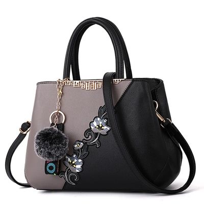 Sacs à main à l' épreuve de l' eau Élégance chinoise traditionnelle Vase de fleurs Sacs à main en cuir Tote pour femmes