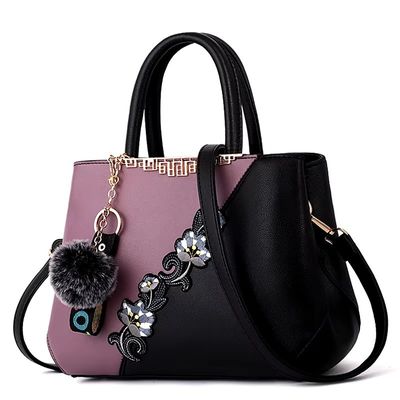 Sacs à main à l' épreuve de l' eau Élégance chinoise traditionnelle Vase de fleurs Sacs à main en cuir Tote pour femmes
