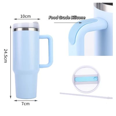 Bouteilles de voyage 40 oz double paroi isolée en acier inoxydable Flasque pour boissons chaudes froides