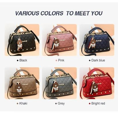 Détection de mouvement CANDY Pattern Vintage Chain Crossbody Petits sacs à main à clapet pour femmes cuir PU