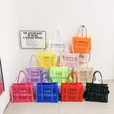 Stylé pour toutes les saisons, PVC transparent, concepteur, sac à main de grande capacité