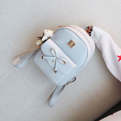 Ensemble de 3 pièces Sac à dos rond à flèche Sac à épaule Sac à main croisé pour style féminin