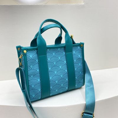 Sac à main Kurt Vintage pour femme sac à main en toile avec large sangle et fermeture ZIP