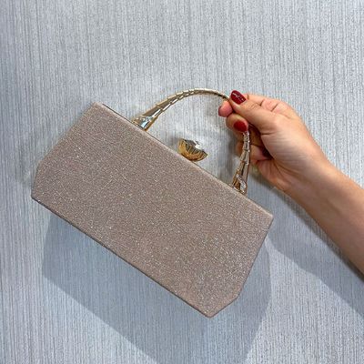 Vintage Style Hasp Sac à main féminin orné de séquins de haute qualité