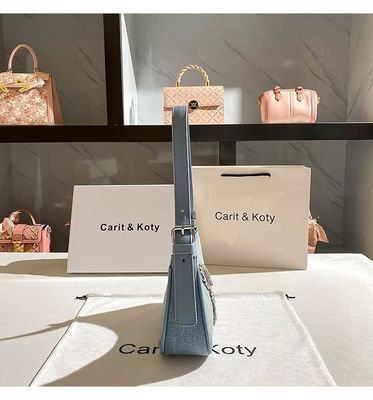 Sac à main en denim en forme de cœur élégant pour femmes à poignée unique Fermeture à fermeture à glissière doublure en coton