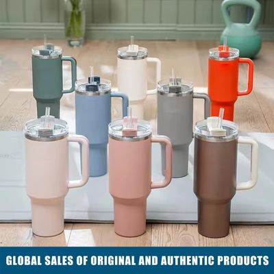 Isolement thermique 40 oz tasse d'eau avec poignée pour adultes Tournée en plein air cadeaux d'affaires