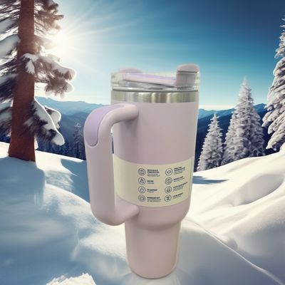 Isolement thermique 40 oz tasse d'eau avec poignée pour adultes Tournée en plein air cadeaux d'affaires