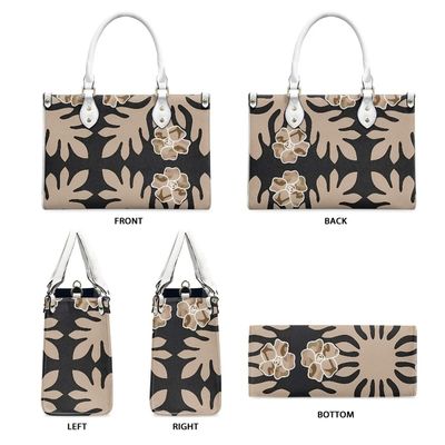 Sacs à main en cuir en PU hawaïen avec couleur personnalisée et sac crossbody vintage