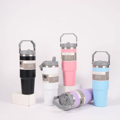 Coupe thermos isolée en acier inoxydable 30 oz pour garder les boissons froides et chaudes