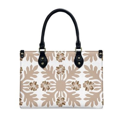 Toutes les saisons Noir et blanc Polynésien Luxe Sac à main pour femmes Matériau principal PVC