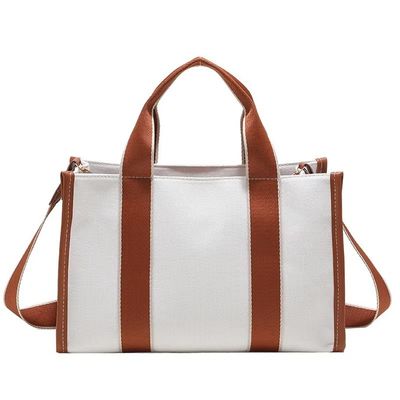Tendance sac à main en toile de mode pour femmes sac à main à épaule de grande capacité sac à épaule unique pour femmes