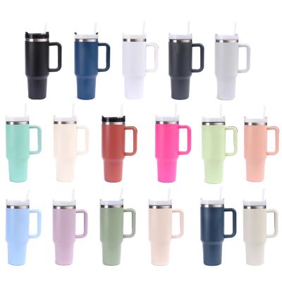 Coupe de voyage isolée en acier inoxydable de 40 oz