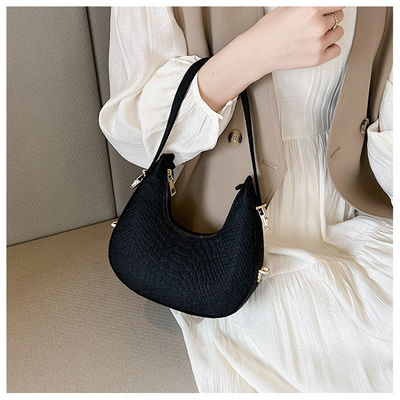 Principaux matériaux Feuille 2023 Alligator-pattern sac en cuir en PU pour femmes