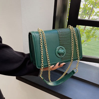 0.65kg Poids léger en PU Polyester Mano Sacs à chaîne Designer Sacs à main pour un look à la mode