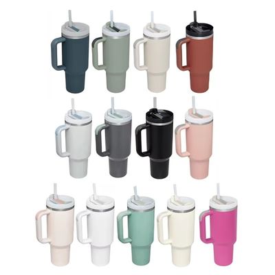 2.0 Beauchy personnalisé 40 oz d' acier inoxydable isolation sous vide tasse de voyage avec paille avec capuchon