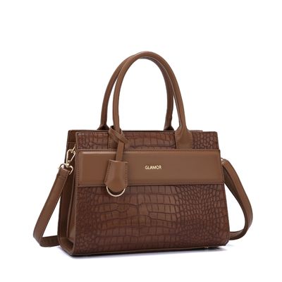 GLAMOR 2024 Sac à main pour femme Sac à main pour femme avec motif géométrique et cuir PU