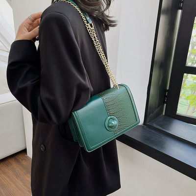 0.65kg Poids léger en PU Polyester Mano Sacs à chaîne Designer Sacs à main pour un look à la mode