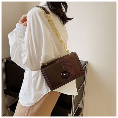 0.65kg Poids léger en PU Polyester Mano Sacs à chaîne Designer Sacs à main pour un look à la mode