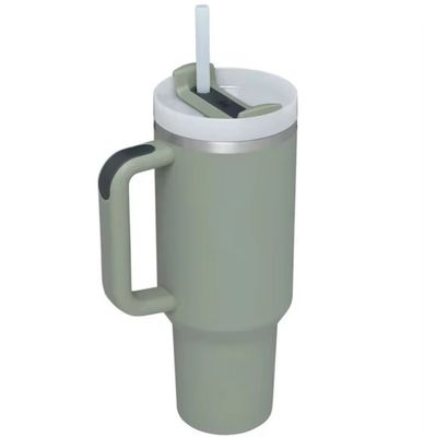2.0 Beauchy personnalisé 40 oz d' acier inoxydable isolation sous vide tasse de voyage avec paille avec capuchon