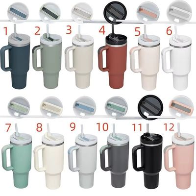 2.0 Beauchy personnalisé 40 oz d' acier inoxydable isolation sous vide tasse de voyage avec paille avec capuchon