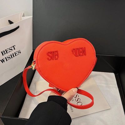 Matériau principal PU cuir à poignée unique Sacs à main pour femmes pour 2024 cadeau de la Saint-Valentin
