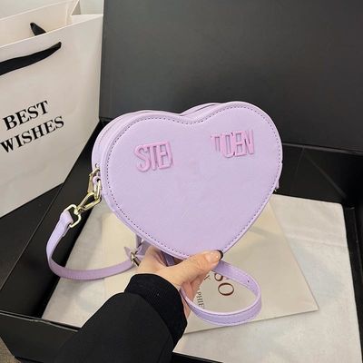 Matériau principal PU cuir à poignée unique Sacs à main pour femmes pour 2024 cadeau de la Saint-Valentin