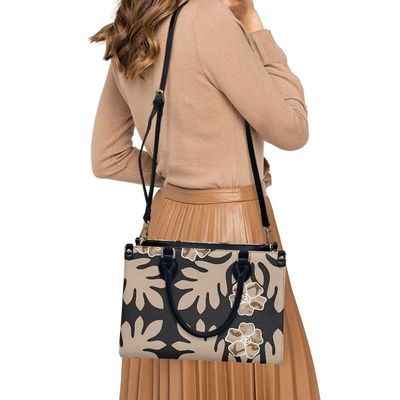 Sacs à main en cuir floraux pour femmes de taille standard