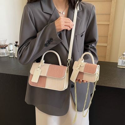 Sac en cuir polyester sophistiqué pour femmes résistant à l'eau et fermé à glissière
