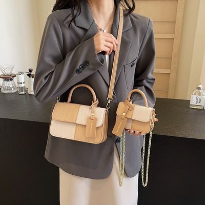 Sac en cuir polyester sophistiqué pour femmes résistant à l'eau et fermé à glissière