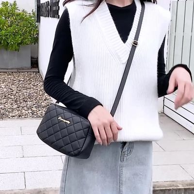 Sacs à main en cuir authentique pour femmes pour le stockage de cosmétiques Sacs à main de mode de luxe