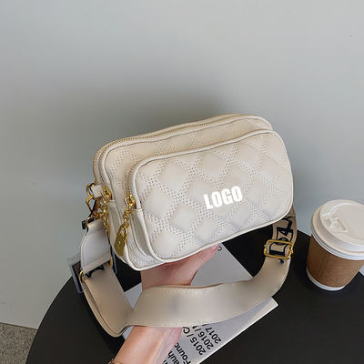 Sac à épaule multi-poche en diamant d'été avec détection de mouvement et grande capacité