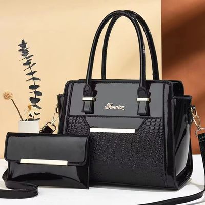 Saison d'hiver Sacs à main de grande capacité pour femmes en cuir PU au motif d'alligator