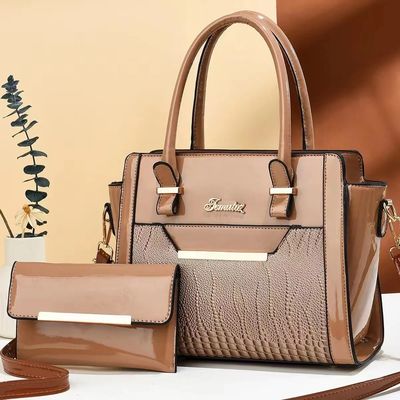Saison d'hiver Sacs à main de grande capacité pour femmes en cuir PU au motif d'alligator