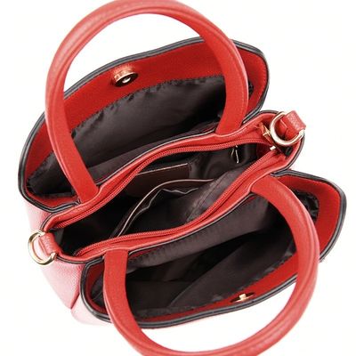 Sacs à main en cuir pour femmes de taille moyenne Sacs à épaule de concepteur avec motif géométrique