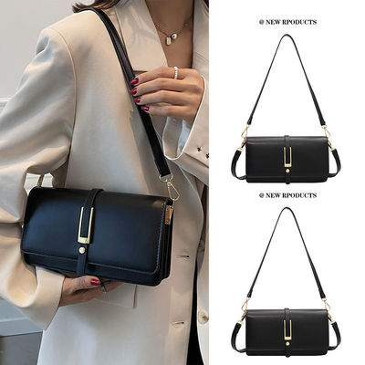 Sac à épaule en cuir en PU pour femmes Style de robe à la mode Deux sangles étanches