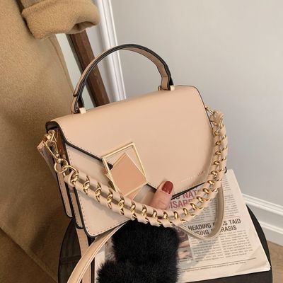 Sacs à main féminins occasionnels en cuir polyester en PU Design brodé à une épaule