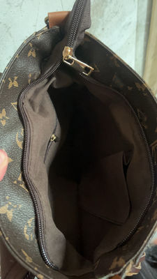 Sacs en vrai cuir avec écharpe Handba Moderne LL Ensemble avec revêtement en nylon