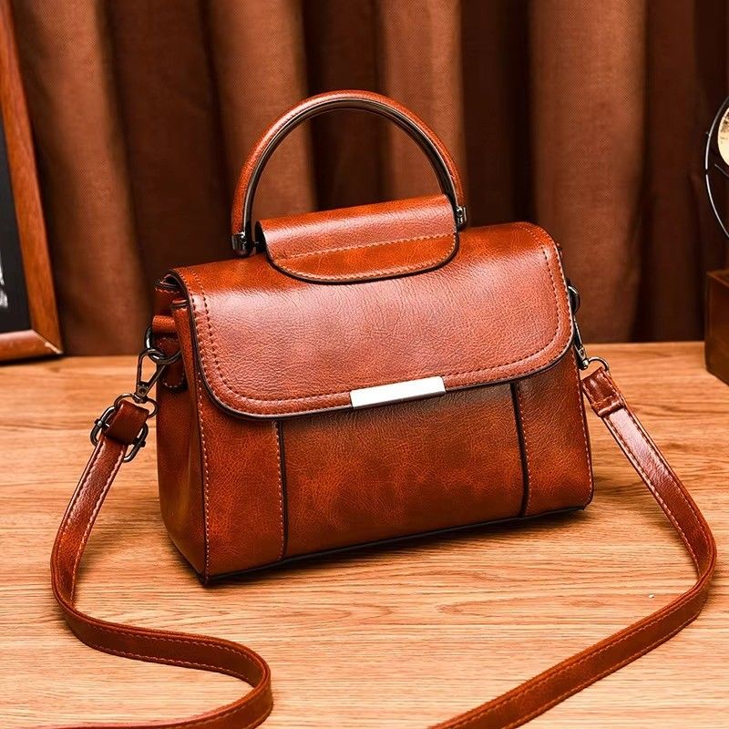 Matériau principal Sac à main à embrayage en PU classique simple à couleur solide Sac transversale/épaule