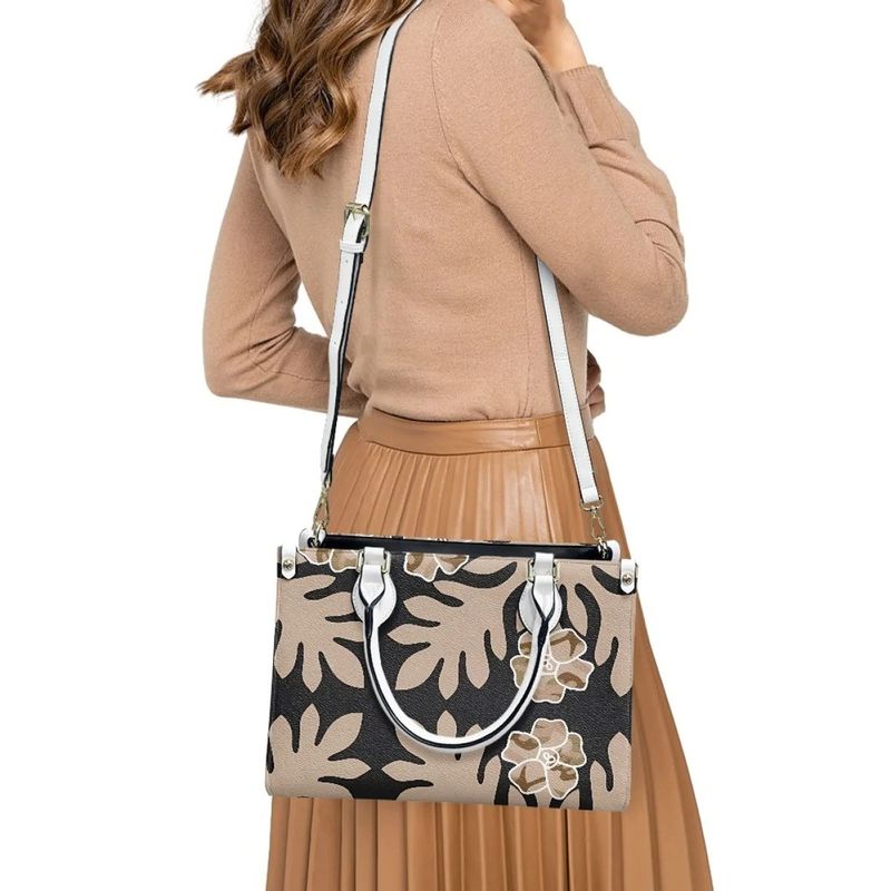 Sacs à main en cuir en PU hawaïen avec couleur personnalisée et sac crossbody vintage