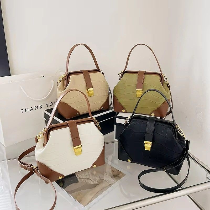 GHJ-26 Mode sacs à main en PU avec verrou pour sac à main pour femmes