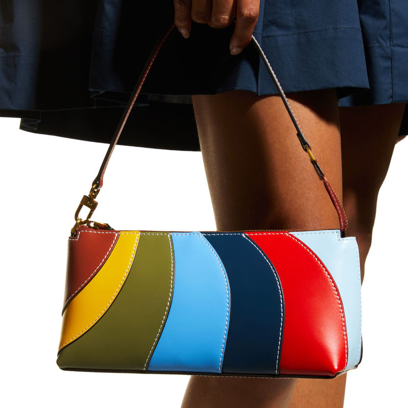 Les dernières tendances de la mode à longue bande Les derniers sacs d'épaule élégants pour femmes avec décoration de serrure